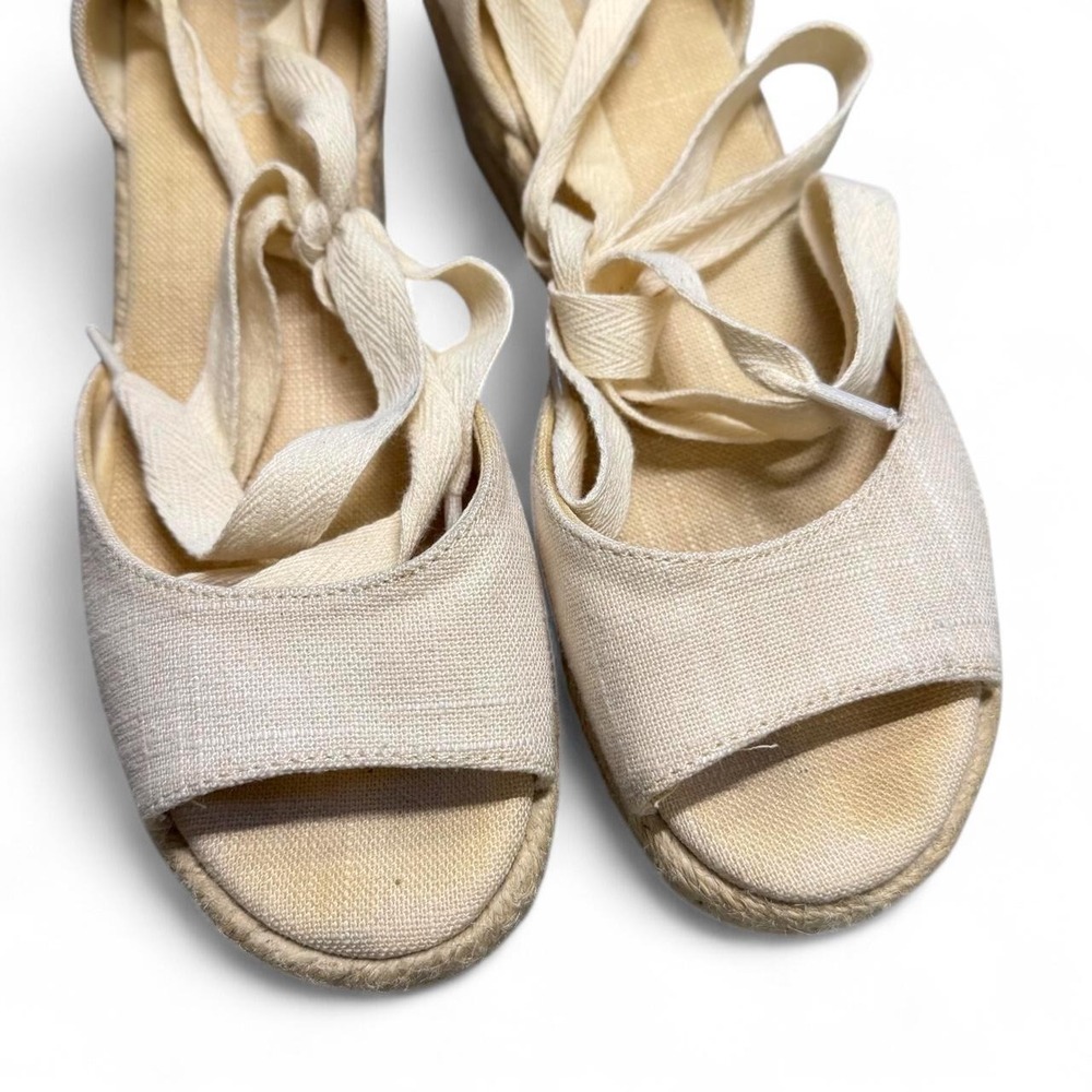 Womens Soludos platform wedge espadrilles shoes size 7.5 - Picture 5 of 8